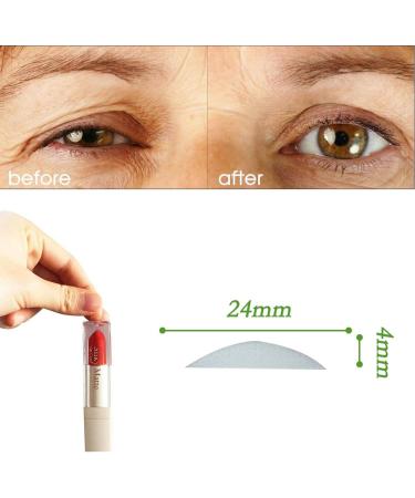 320Conut 4MM Invisible Eyelid Tape Instant Eye Lift Strips One-sided Sticky Eyelid Sticker - for Hooded Droopy Uneven or Mono-eyelids Waterproof 4MM 320Pcs Pink - Buy Online on GoSupps.com