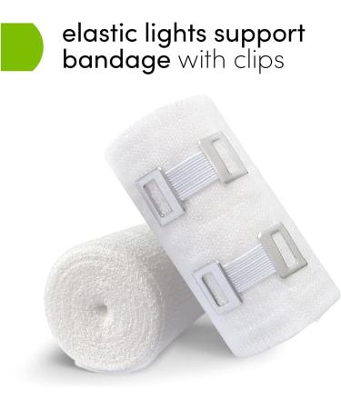 Medrull 5-Pack Universal Elastic Bandage 8cm x 4m - Stretched Air-Permeable & Durable | Ideal for International Shipping - Buy Online on GoSupps.com