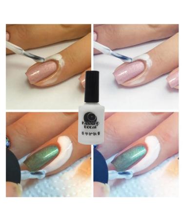 minkissy Nail Polish Glue Palisade Anti-overflow Glue Latex Liquid Tape Glue Polish Emulsion Nail Supplies 8.00X2.80X2.80CM Pink - Buy Online on GoSupps.com