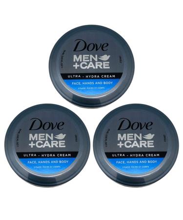 Dove Men+Care Ultra-Hydra Cream with 24 Hour Moisturization, 2.53 Fl Oz (Pack of 3) - Buy Online on GoSupps.com