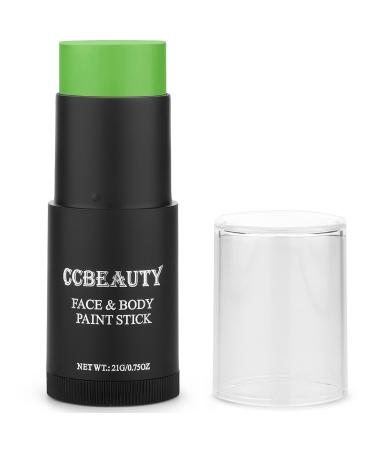 Ccbeauty light green witch-face-colored stick face painting set non-toxic SFX make-up for Gamora Hulk Halloween costume cosplay oil-based professional FX body color full light green