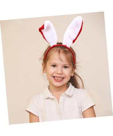 FRCOLOR Headband Hair Jewels for Women Girl Hair Accessories Stuffed Bunny for Hair Accessory for Costumes Outfit Bunny Costume Accessories Rabbit Ears Props Women's Fabric Red - Buy Online on GoSupps.com