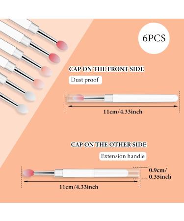 WLLHYF Silicone Lip Brush Set - Professional Makeup Applicators for Lips, Eyebrows, and Eyeshadows (6 PCS) - Buy Online on GoSupps.com