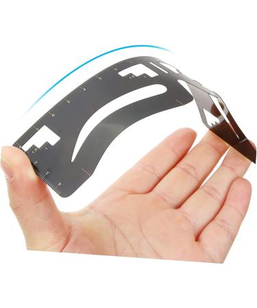 2pcs Eyebrow Ruler Brow Guide Template Eyebrow Shaping Stencil Eyebrow Shape Card 1 count (Pack of 1) Black - Buy Online on GoSupps.com