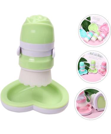 IWOWHERO 1pc Face Brush Cleansing Facial Brush Blackhead Scrubber Manual Facial Brush Facial Cleansing Brush Face Cleaning Brush Deep Cleaning Brush Makeup Brush Miss Fiber Wool Simple 11x8cm Green - Buy Online on GoSupps.com