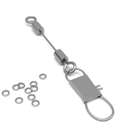 SF Lightweight Tippet Rings Fly Fishing Trout Fishing Line Tippet Leaders Connectors 2mm 25LB 2.5mm 40LB Nickel-2mm(10pack) 2mm 25LB 10/Pack - Buy Online on GoSupps.com