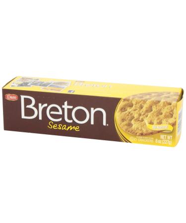 Dare Sesame Breton Crackers 8 oz - Delicious & Crunchy Snack - Buy Online on GoSupps.com