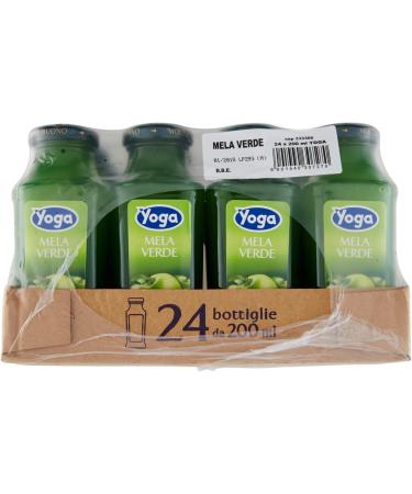 Yoga Magic Bar bottle of fruit juice fruit juice mela green apple fruit juice 24 x 200 ml + Italian Gourmet polpa 400g - Buy Online on GoSupps.com