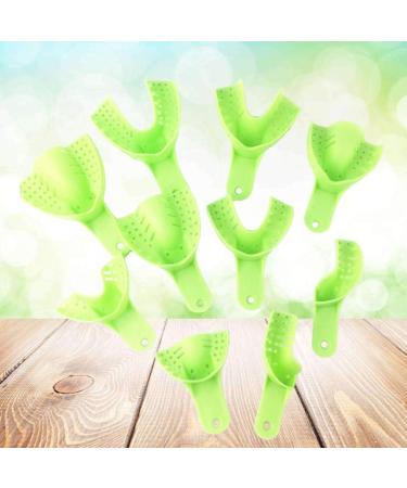 Healifty Dental Disposable Impression Trays (10pcs Light Green) - Best Quality for Accurate Impressions | Fast International Shipping - Buy Online on GoSupps.com