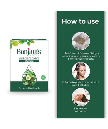 Buy Bhringraj Hair Care Powder 100g - Nourish & Revitalize Your Hair - International Shipping Available - Buy Online on GoSupps.com