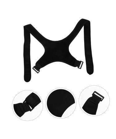 CHILDWEET Belt Brace Shoulder Rest Holder Support Belt Straightener Men Women Black Polyester - Buy Online on GoSupps.com