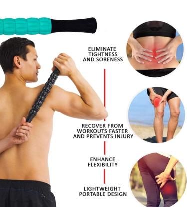 Vandove Massage Roller Stick - Ultraportable Myofascial Release Device for Deep Tissue Therapy & Muscle Recovery (Black) - Buy Online on GoSupps.com