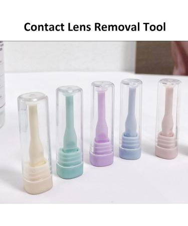 Portable Contact Lens Removal Tool with Silicone Rubber Insert - Easy to Carry & Safe Soft Lens Application - Buy Online on GoSupps.com