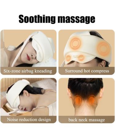 Wireless Electrical Head Massage Device - 3 Modes Heat Compression & Airbag Massage for Fatigue Relief - Buy Online on GoSupps.com