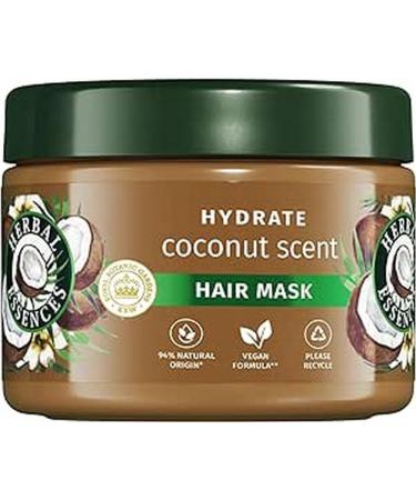 Herbal Essences Herbal Essences Hydrating Mask Coconut Scent 500ml Damaged Hair Helps Nourish and Smooth for Soft Hair Naturally Derived Ingredients Vegan and Cruelty-Free
