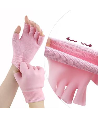 Overnight Moisturizing Gloves and Socks 1 Pair Fingerless Moisturizing Gloves Gel Heel Socks Dry Rough Hands Healing Gloves for Softening and Repairing Chapped Hands Feet Skin Care (Gloves & Socks) - Buy Online on GoSupps.com