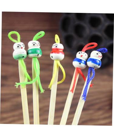 PACKOVE 12pcs Wooden Cartoon Ear Cleaners Earwax Softener Lavage Tool for Random Color - Buy Online on GoSupps.com