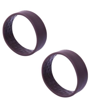 (2 tablets) Silicone Foldable Elastic Hairband Magic Ponytail Holder Stretch Hair Tie Ponytail Headband Rope brown