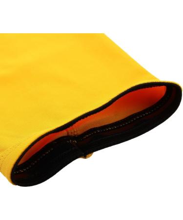 Ruilogod UV Protector Long Arm Gloves - Compression Cooling Sleeves for Outdoor Activities - Skin Protection - Yellow - Buy Online on GoSupps.com