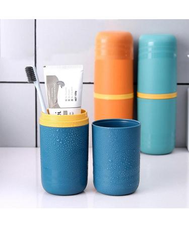 Waterproof Toothbrush Case Set - 3 Portable Travel Containers for Toothbrushes Mouthwash & Toothpaste - Ideal for Hiking Business Trips & Home Use - Buy Online on GoSupps.com