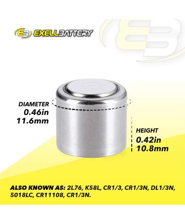 Buy Exell Battery CR1/3N for Sig Sauer P238 & P938 - International Shipping Available - Buy Online on GoSupps.com