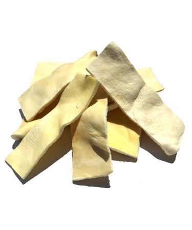 Beef Cheek Chips for Dogs - CHEW Treat - *(2x6 INCH Natural 20 Count Approx. 448 Grams)* - Rawhide Free - All Natural Beef Cheek Chips - Long Lasting Dog CHEW - Beef Cheek - Beef Treat for Dogs ORIGINAL 22.4 g (Pack of 20)