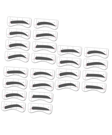 FRCOLOR 96 Pairs 8 Eyeshadow Eyebrow Makeup Tools Eyebrow Stickers Eyebrow Card Suite Conjoined Card