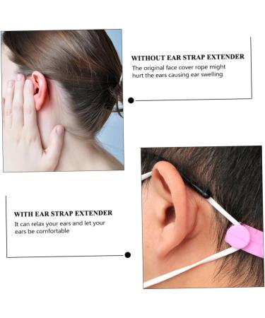 Minkissy 25 Pack Masking Hooks - Ear Protection Lanyard & Headband Extension Buckle for Masks - 15.8x1.5cm - International Shipping Available - Buy Online on GoSupps.com