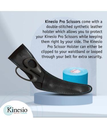 Kinesio Pro Scissors with Holster - Right-Handed Bandage Scissors for Kinesio Tape - Perfect for Therapy & Sports - Buy Online on GoSupps.com