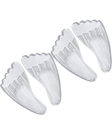 FOMIYES Five Toe Sticky Foot Inserts - 4 Pairs Gel Heel Pads for Women | Comfort Insoles for Plantar Shoes - Enhance Shoe Fit & Support - Buy Online on GoSupps.com