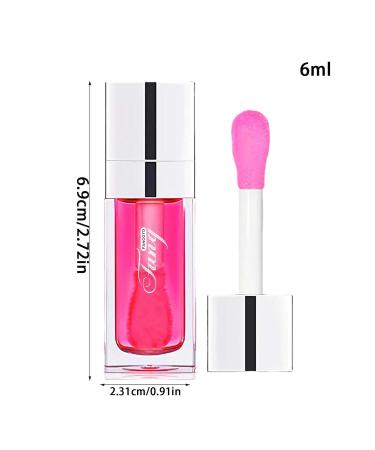 Moisturizing Lip Oil Gloss | 6ml Tinted & Plumping Lip Care | Hydrating Transparent Lip Oil for Luscious Lips - Buy Online on GoSupps.com