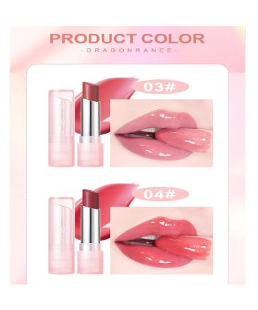 Color Changing Lipstick Jelly Lipstick Long-Lasting Waterproof Lip Gloss Warm Change Tinted Lip Balm Moisturising And Nourishing Dry Chapped Lips Lip Balm Set for Girls Teens & Women - Buy Online on GoSupps.com