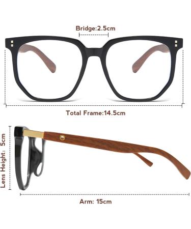 OXTXO Blue Light Blocking Glasses for Men and Women - TR Retro Square Frame - Anti-Eyestrain for Gaming & Reading - Lightweight Eye Protection - Buy Online on GoSupps.com