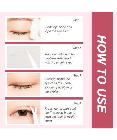 Buy Invisible Double Eyelid Tapes - Waterproof & Long-Lasting 600PC | Eyelid Lifting Without Surgery - Buy Online on GoSupps.com