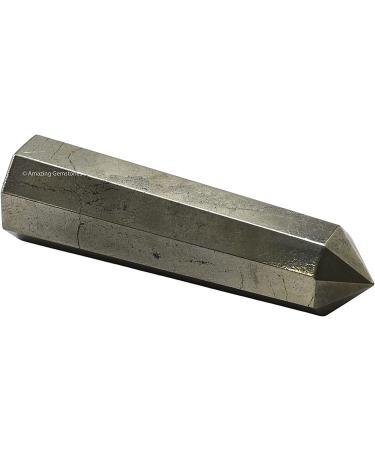 Pyrite Crystal Tower 2-3 Inch - Natural Healing Point Obelisk for Reiki Grid - 1 Pc - Buy Online on GoSupps.com