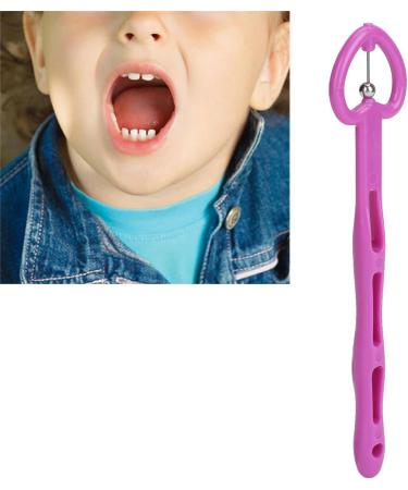 Oral Tongue Mouth Exerciser | Improve Speech Clarity & Oral Muscle Strength (Purple) - International Shipping Available - Buy Online on GoSupps.com
