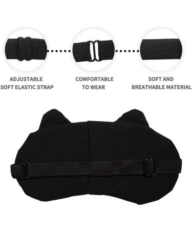 Cute 3D Animal Sleep Mask - Cat & Dog Eye Mask for Kids Girls Women & Adults (British Shorthair) - Blue | International Shipping Available - Buy Online on GoSupps.com