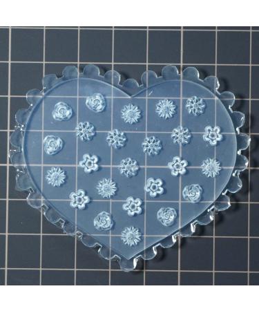 Relief Pattern Nail Printing Template Nail Mold Silicone Nail Carving Mold Manicure Tool For Nail Decoration 103 - Buy Online on GoSupps.com