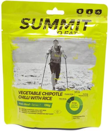 Summit To Eat Vegetable Chilli With Rice Camping Hiking Food Brown One Size - Buy Online on GoSupps.com