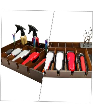 POPETPOP Wooden Pallets 1pc Clipper Stand Wooden Box Electric Wooden Hair Tool Organizer - Buy Online on GoSupps.com