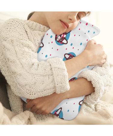 Funny 2L Heat Bottle with Fluffy Cover - Large Capacity Dog Water Bag for Cozy Nights & Pain Relief (Neck Back Shoulders) - Buy Online on GoSupps.com