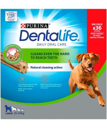 PURINA Dentalife | Large Dog Treat Dental Chew 36 Stick - Buy Online on GoSupps.com