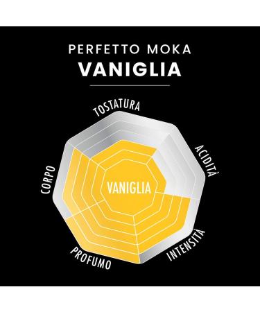 Bialetti Perfetto Moka Vaniglia - Medium Roast Vanilla Coffee 250g (Pack of 6) | International Shipping Available - Buy Online on GoSupps.com