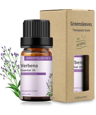 GREENSLEEVES Verbena Essential Oil 10ml - Organic, Pure, and Aromatic - Buy Online on GoSupps.com