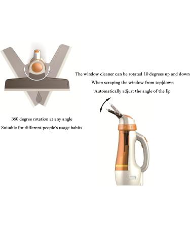 Fensterreiniger Akku-Fenstersauger Glass Cleaning Machine 260mm Arbeitsbreite with 360 Rotatable Head Multifunctional Design Applicable to Various Scenarios - Buy Online on GoSupps.com