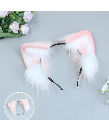 amangul for at Ear Headband Animal Hair Hoop Faux Wolf Ears Plush for at Ears Realistic Headband for at osplay Ac(Blue) - Buy Online on GoSupps.com
