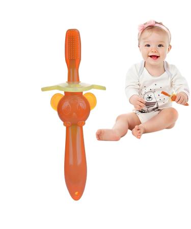 ONLYNERY toothbrush for toddlers - baby bundles and bite toys made of silicone |Bite toys with security protection cleaner for the mouth and girls from 6 onaten bite toys for babies