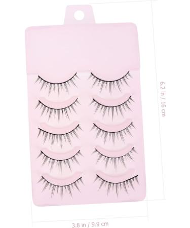 Beaupretty 5 Pairs Fake Eyelashes Makeup Eyelash Cat Eyes Eyelashes Beauty Eyelashes Beauty Accessories Transparent Band Eyelash 3d Magnetic Eyelashes Kit Natural Acrylic Woman Chemical Fiber - Buy Online on GoSupps.com