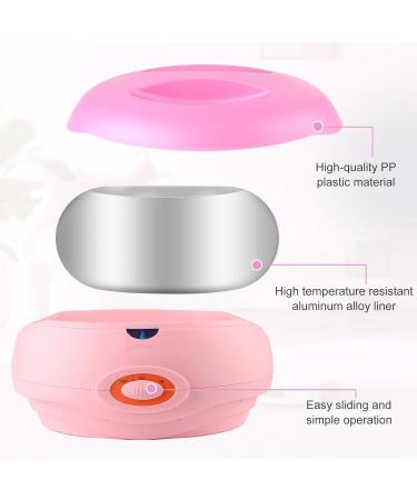 Swawis Paraffin Bath Set - 200W Moisturizing Paraffin Wax Bath for Hands & Feet with Accessories & 900g Pink Wax - Spa Quality Skin Treatment - Buy Online on GoSupps.com