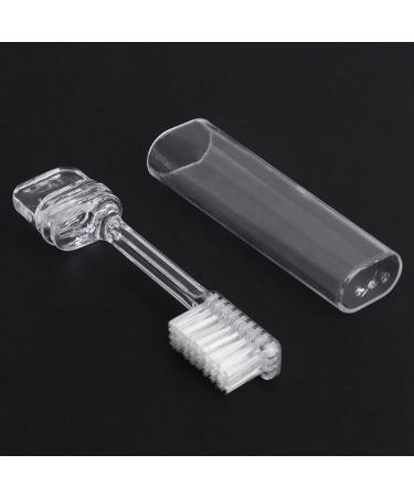 Foldable Toothbrush with Soft Bristles - Portable & Multifunctional 2-Piece Set for Home Bedroom & Travel - Buy Online on GoSupps.com